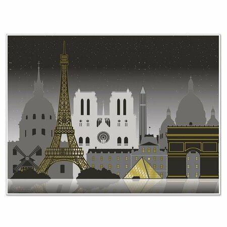 THE BEISTLE Paris Cityscape Insta-Mural, 6PK 59942